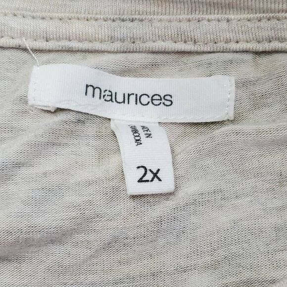 Maurices Women's Plus 2X “Take A Hike” Graphic Tee Shirt Nature Print Trees Soft - Picture 4 of 6